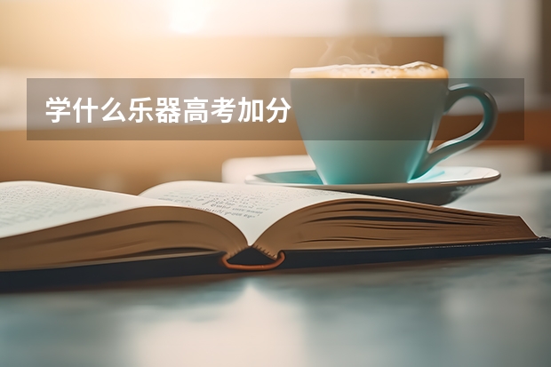 学什么乐器高考加分