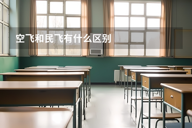 空飞和民飞有什么区别