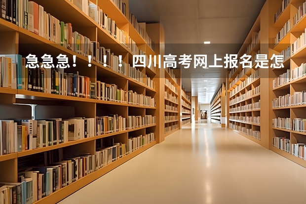急急急!!!!四川高考网上报名是怎么弄的?先在网上报名然后隔几天再交报名费?还是报名的时