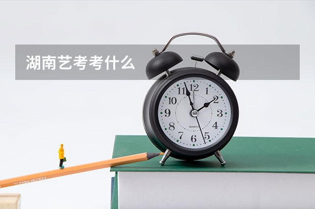 湖南艺考考什么