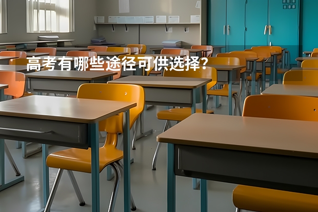 高考有哪些途径可供选择？