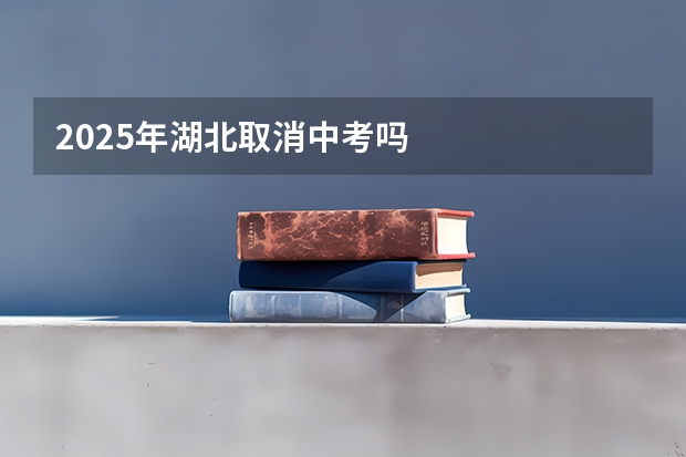 2025年湖北取消中考吗