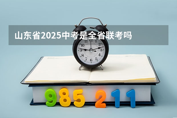 山东省2025中考是全省联考吗