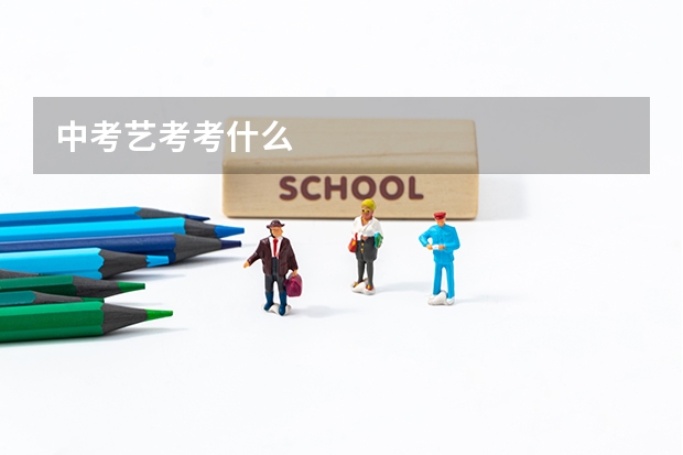 中考艺考考什么