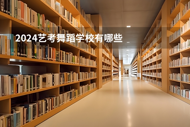 2024艺考舞蹈学校有哪些