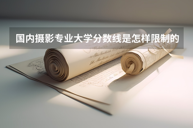 国内摄影专业大学分数线是怎样限制的。 不是艺术生，可以选择动漫专业么？