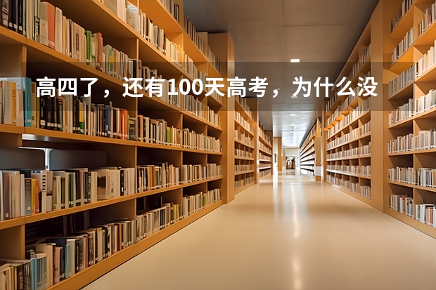 高四了,还有100天高考,为什么没有冲刺的状态?