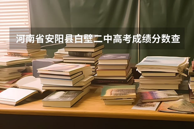 河南省安阳县白壁二中高考成绩分数查询。理科牛冉冉 06-08河南安阳市高考成绩