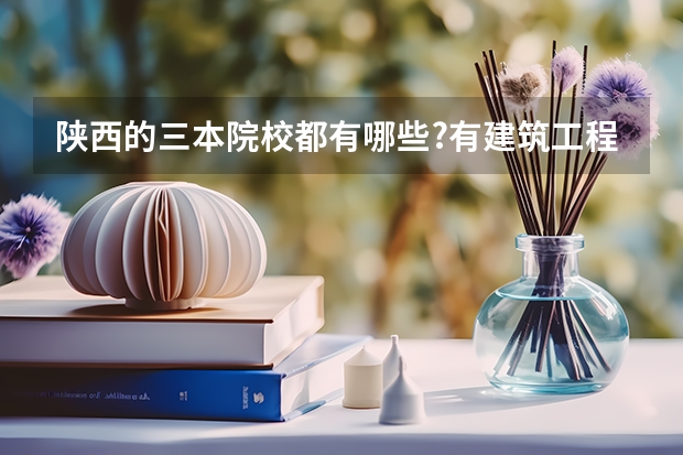 陕西的三本院校都有哪些?有建筑工程管理专业的最好!!