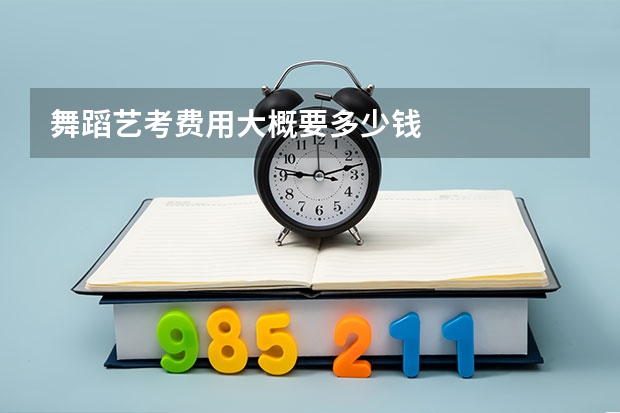 舞蹈艺考费用大概要多少钱