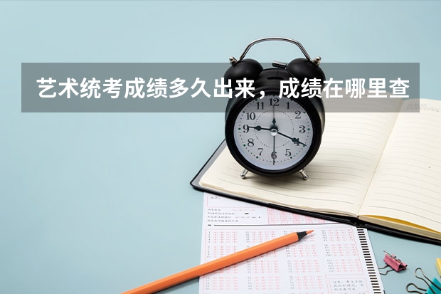 艺术统考成绩多久出来，成绩在哪里查询